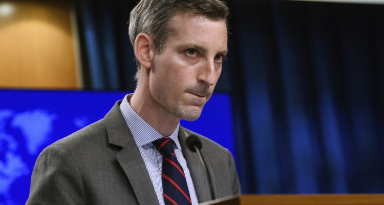 State Department spokesman embarrassed in briefing after taking credit for Trump policies