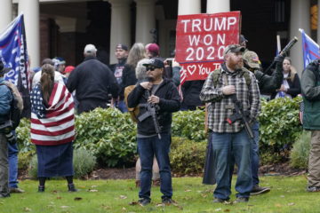 Supporters of President Trump