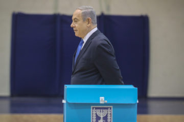 Benjamin Netanyahu Voting