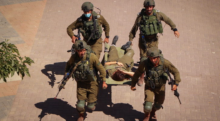 IDF soldier shot in head on base, condition critical