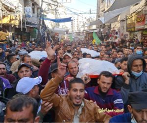 funeral of gaza fishemen killed by suspected Hamas rocket