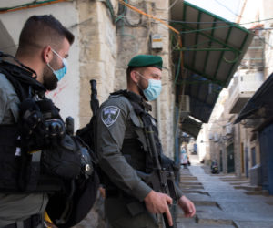 Border police in Jerusalem's Old City