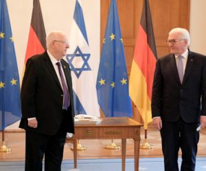 Rivlin meeting the President of Germany