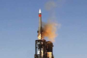 Barak anti-aircraft missile test