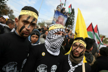 Fatah supporters