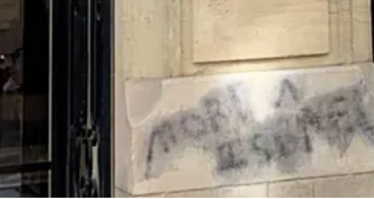 ‘Deep disgust’ as elite Paris college is defaced with anti-Semitic, anti-Zionist slogans