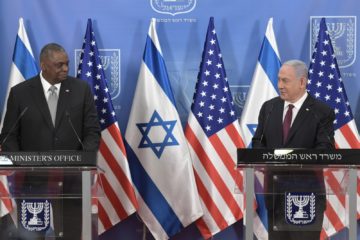 Lloyd Austin and Benjamin Netanyahu