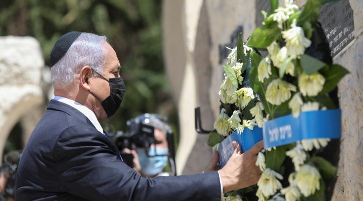 Netanyahu in Memorial Day address: ‘Israel will not fall’
