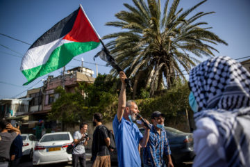 Palestinian demonstration Jerusalem