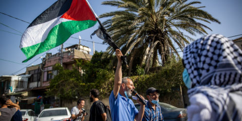 Palestinian demonstration Jerusalem