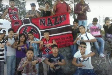 Young Latin Americans expressing support for Nazism