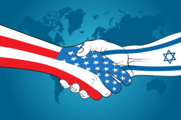 Handshake,Usa,And,Israel.,Israel-usa,Relations