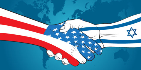 Handshake,Usa,And,Israel.,Israel-usa,Relations