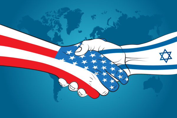 Handshake,Usa,And,Israel.,Israel-usa,Relations