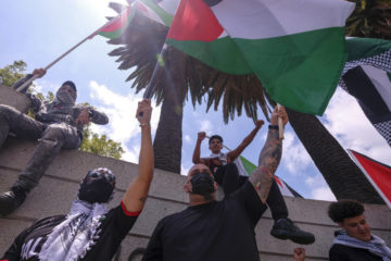 US Israel Palestinians Los Angeles