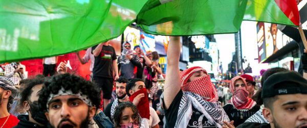 Times Square-Demonstration