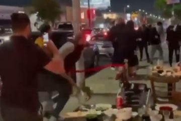 Anti-Semitic violence in Los Angeles