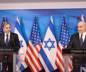 Benjamin Netanyahu and Anthony Blinken