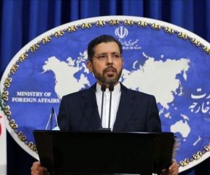Iran Foreign Ministry spokesman Saeed Khatibzadeh