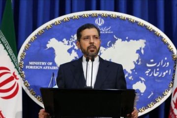 Iran Foreign Ministry spokesman Saeed Khatibzadeh