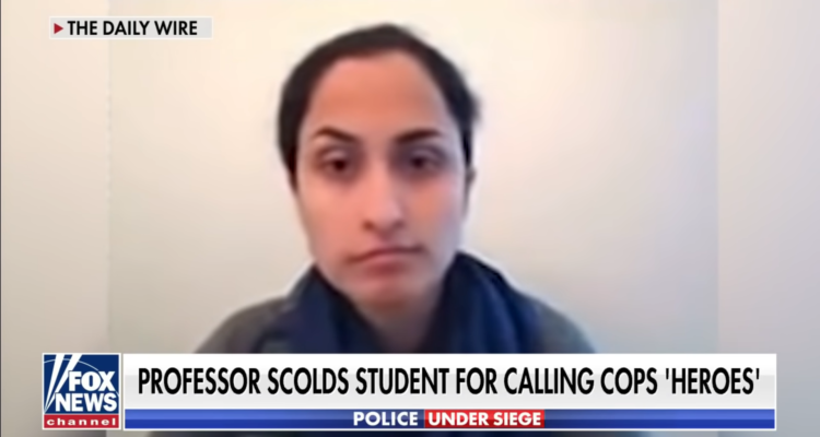 California professor who berated pro-police student placed on leave