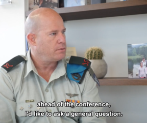 IDF spokesman Hidai Zilberman