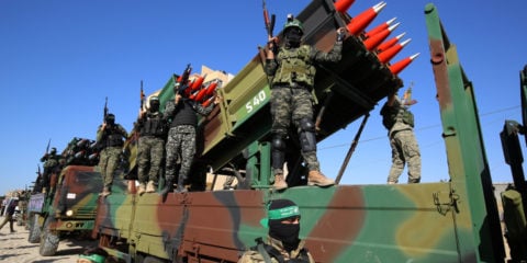 Hamas military parade in Gaza