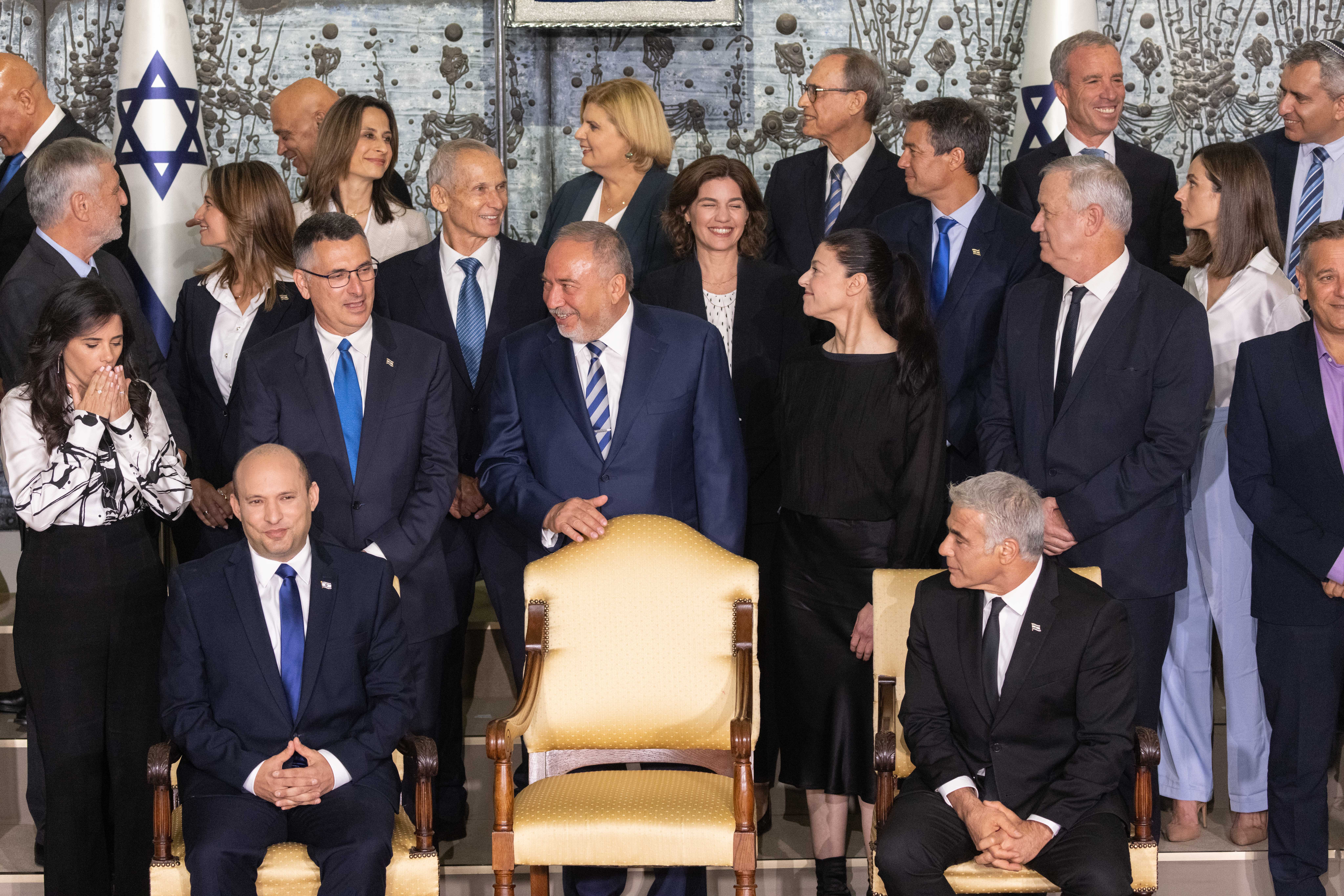 newly sworn in Israeli government