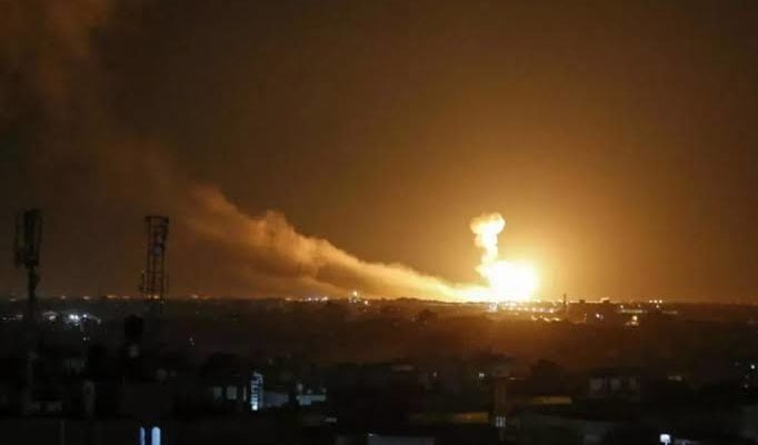 Israeli strike near Syrian capital causes material damage