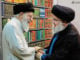 Iran's Supreme Leader Ayatollah Ali Khamenei (l) meets with Hassan Nasrallah, head of Hezbollah