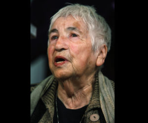 Esther Bejarano, a survivor of the Auschwitz death camp