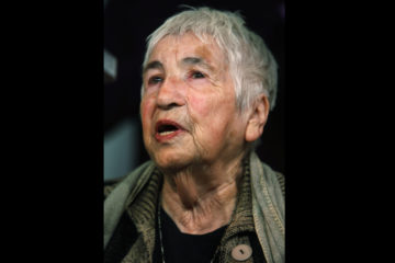 Esther Bejarano, a survivor of the Auschwitz death camp