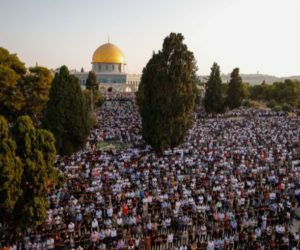 Muslims on Temple Mount