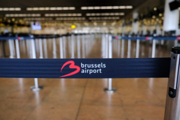 Brussels airport empty