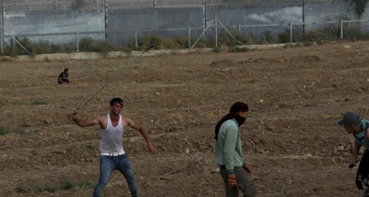 Palestinians riot on Gaza border as Hamas calls for third initifada