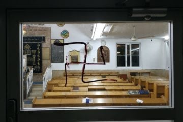 Bnei Brak synagoge swastika