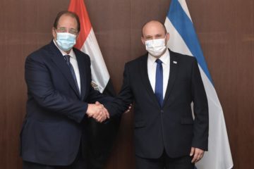PM Bennett & Egyptian Intelligence Minister Kamel