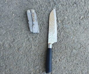 knife attempted stabbing Gilboa crossing