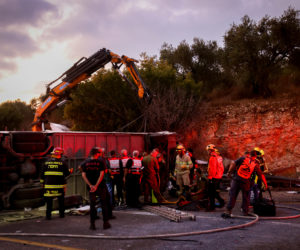 Bus accident Galilee