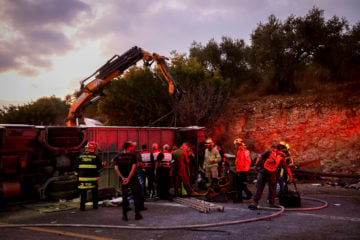 Bus accident Galilee