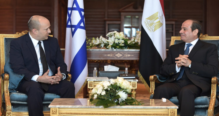 Bennett, Sissi discuss Iran, Hamas during first meeting in Egypt