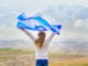 Girl with Israeli Flag