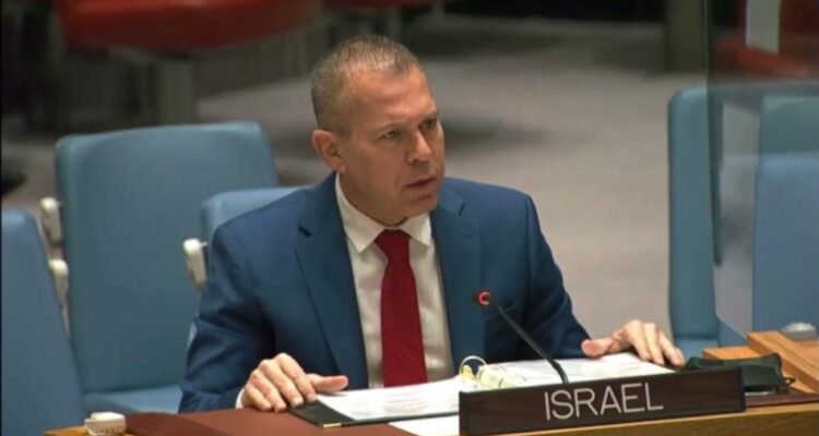 In UN speech, Israeli ambassador hints Israel would attack Iran