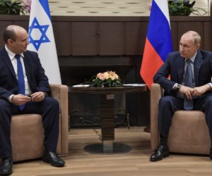 Prime Minister Naftali Bennett and President of Russia Vladimir Putin are Currently Meeting for the First Time in Sochi, Russia2