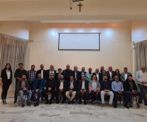 Arab lawmakers visit Ramallah on October 26, 2021 (Credit: Arab Joint List)