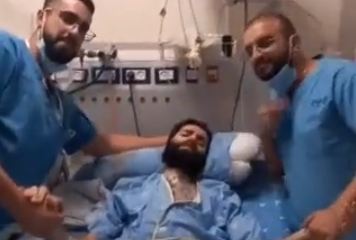 Hamas hospital selfie Arab Israeli