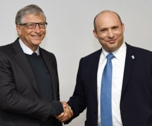 Bill Gates and Naftali Bennett