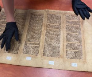 Stolen Torah scroll
