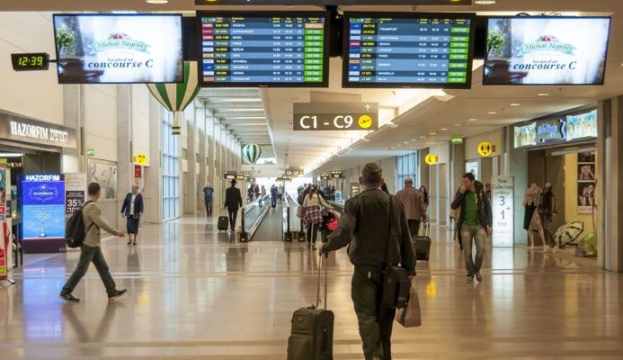 Panic at Israeli airport as Palestinian man hijacks car, breaks through airport checkpoint