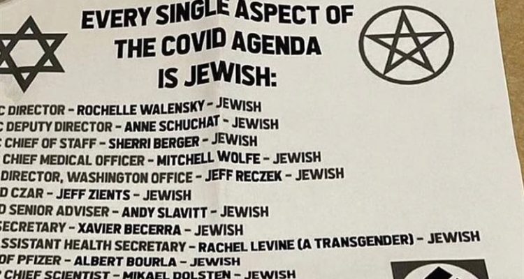 Antisemitic flyers distributed in Beverly Hills